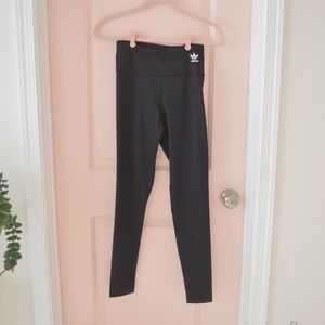 EUC! Adidas Logo Black Leggings